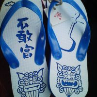 オリジナルビーチサンダルの制作例